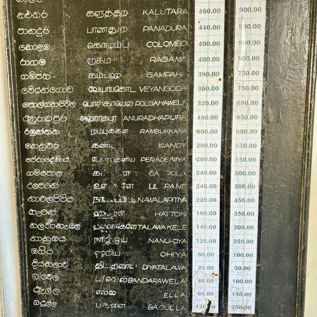 11. Haputale to Demballa by&nbsp;train